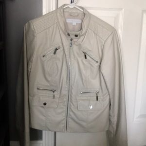 Faux leather jacket